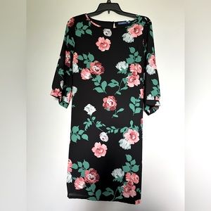 Apt. 9 women’s dress size XXL.  Black with floral print.